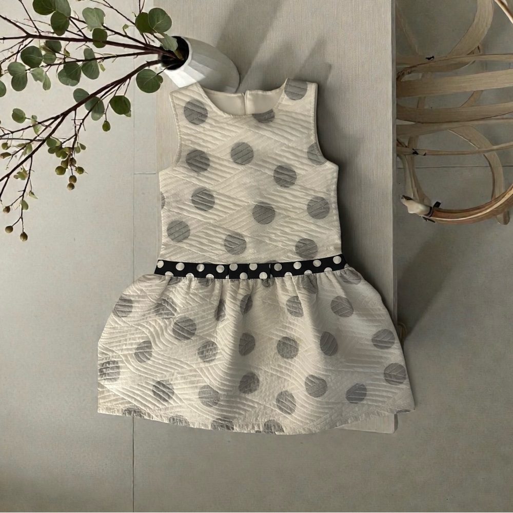 Charming Polka Dot Kids Dress